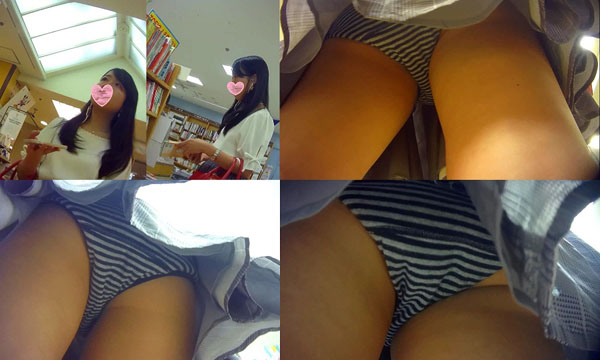 shikuhuJD06 【粘着撮り】私服JDパンチラ逆さ撮り06