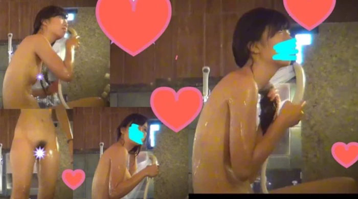 イケてる美女風呂!洗い場シーンタップリいただきました