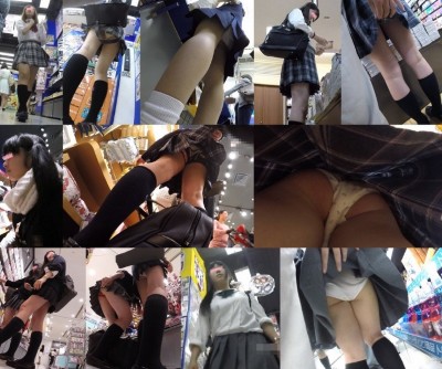 逆さ＆めくり（制服編)　No.6