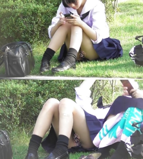 digi-tents simapan.pcolle 制服コスの丸見え縞パン~Pcolle独占高画質~