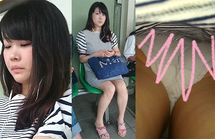 【限定7セット!】大迫力!!取撮れ高ヤバすぎ超S級美女の顔面ドアップ&スカートめくりで純白パンティ丸見え!!