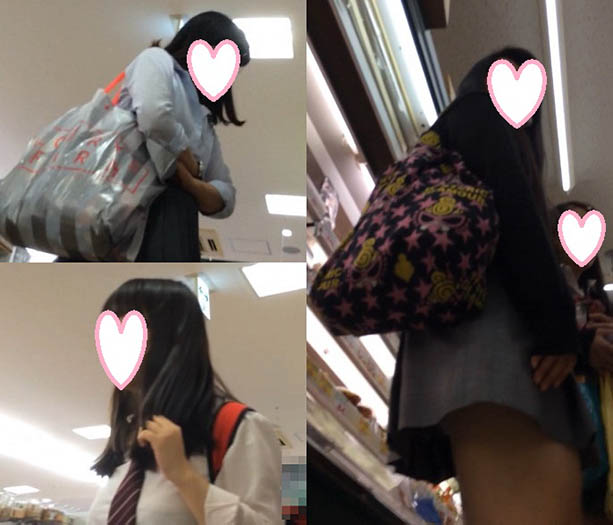 スマホでチラっと逆さ撮り Part.1