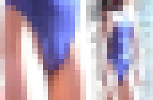 ( 高画質個人撮影）S寒中水泳食い込む水着、盛り上がる土手