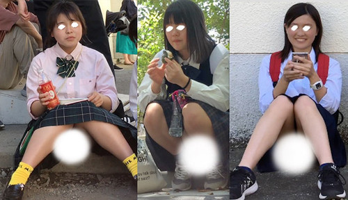 【Full ＨＤ】妄想vol.128「制服でリラックスしているところを…」