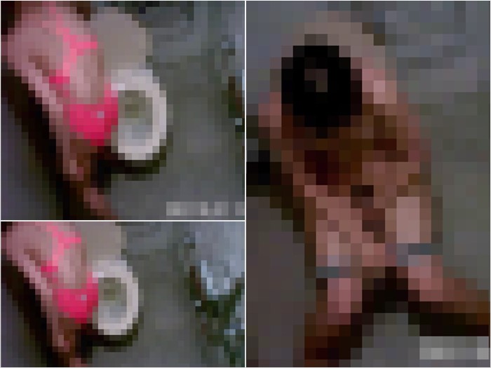 水泳大会会場のトイレを空撮しちゃいました