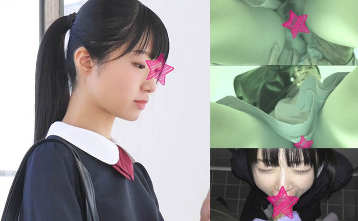 【電車チカン】顔出し制服J○★過去最も清楚な美少女が初めてをチカンに奪われる衝撃映像