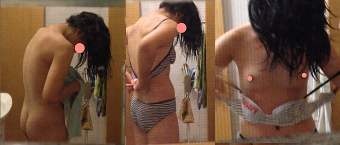 妹のCちゃん、お風呂上がりをのぞく駄目な兄