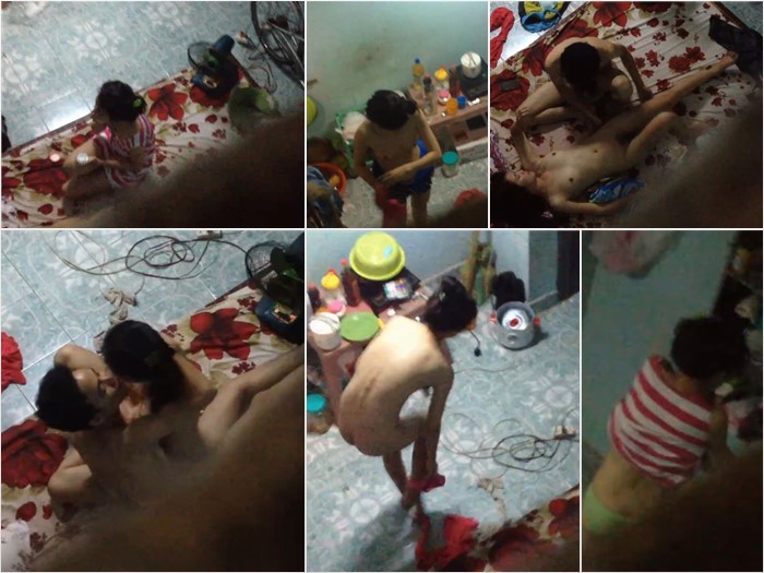 中国民家の防犯カメラ映像１