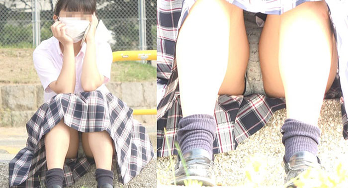 4K→FHD『見えっぱなしちゃんは座っても見えっぱなし・・・』