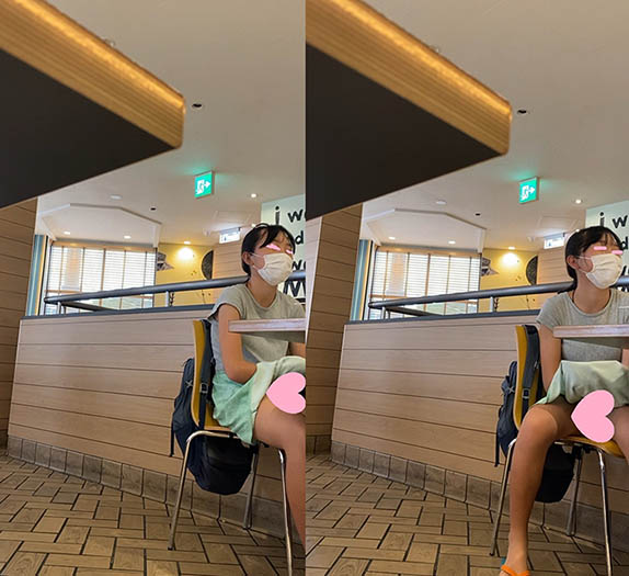 【動画】ロリロリC1 開脚めくり