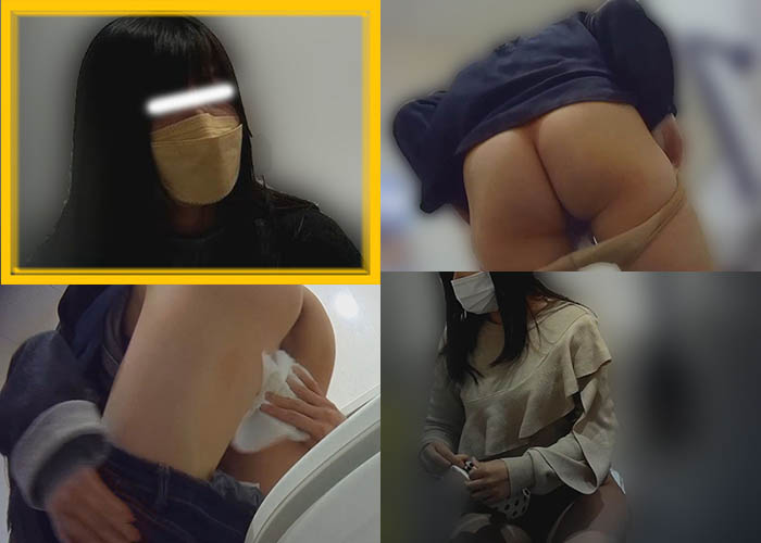 若め女子5名を前後から狙い撃ち【突撃！隣の女子トイレ①】