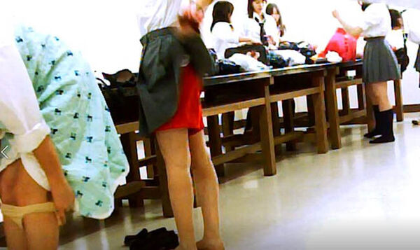 学校内スク水更衣室 総集編