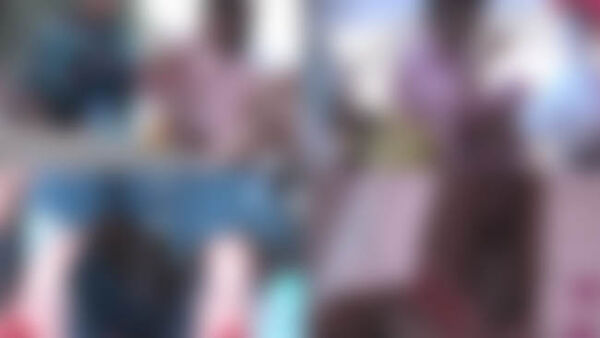 浴衣J○対面パンチラ